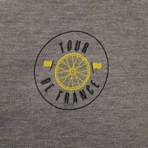 Official Tour De France Polo Style, Short Sleeved, Collared Shirt for Women  Siz